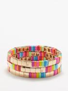 Roxanne Assoulin - Chasing Rainbows Beaded Bracelet Set - Womens - Multi