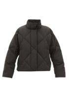 Stand Studio - Aina Diamond Quilted Down Coat - Womens - Black