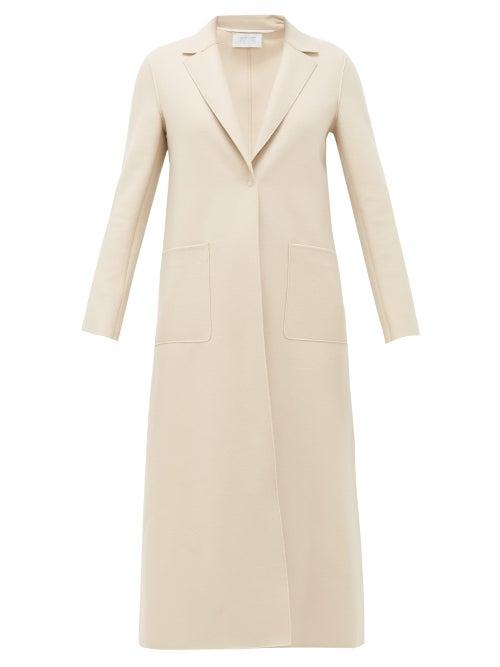 Matchesfashion.com Harris Wharf London - Felted Virgin Wool Coat - Womens - Cream