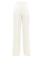 Matchesfashion.com Max Mara - Afoso Trousers - Womens - White