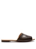 Hecho Leather Slides