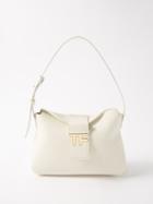 Tom Ford - Small Logo-plaque Leather Shoulder Bag - Womens - Cream