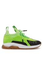 Matchesfashion.com Versace - Cross Chainer Mesh And Suede Trainers - Mens - Green White