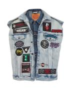 Vetements X Levi's Trash Metal Sleeveless Denim Jacket