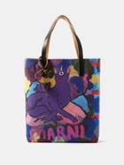 Marni - Cyclops-print Canvas Tote Bag - Womens - Multi