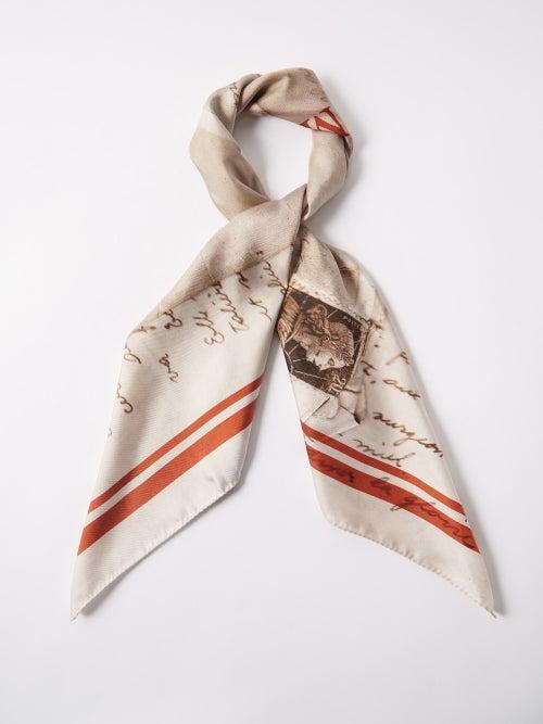 Max Mara - Aloew Scarf - Womens - Beige Multi