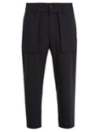Oamc Reversed-effect Stretch-wool Trousers