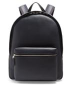 Matchesfashion.com Dunhill - Hampstead Leather Backpack - Mens - Navy