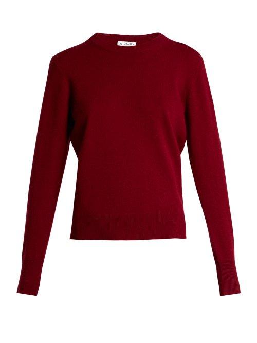 Matchesfashion.com Altuzarra - Fillmore Cashmere Sweater - Womens - Dark Pink