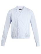 Giorgio Armani Pinstriped Cotton-blend Jacket