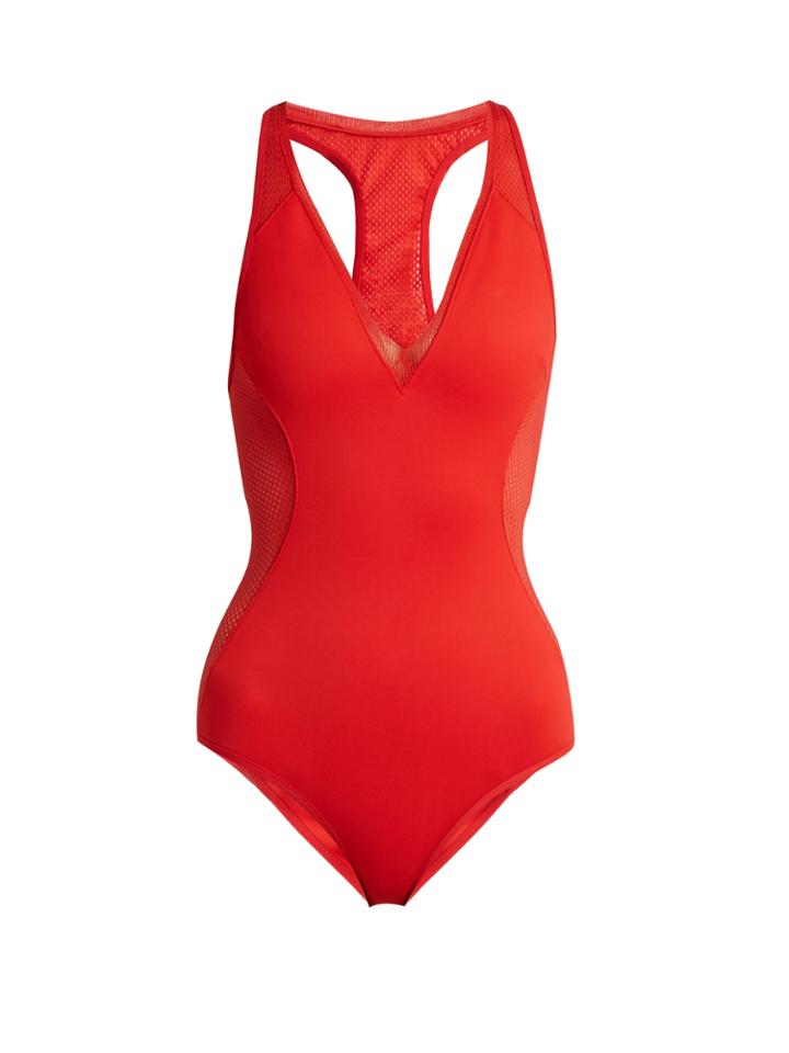 Stella Mccartney Neoprene And Mesh Swimsuit