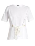 Joseph Tie-front Jersey T-shirt