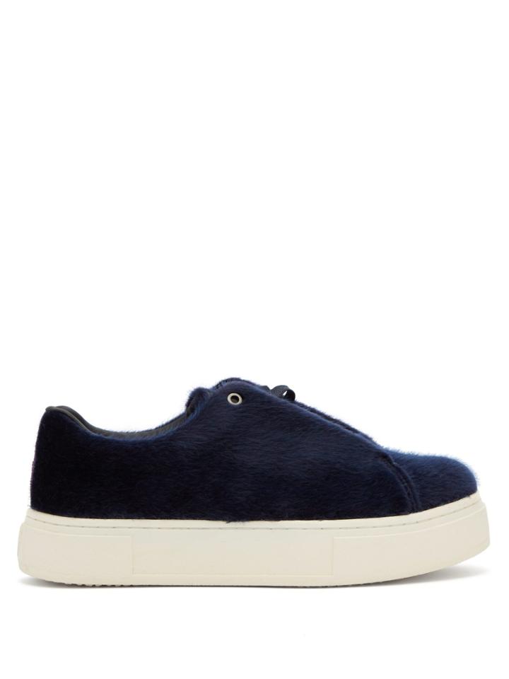 Eytys Doja Faux-fur Low-top Trainers