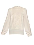 Dolce & Gabbana Lace And Silk-blend Blouse