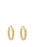 Matchesfashion.com Joelle Kharrat - Torsade Twisted Gold Plated Hoop Earrings - Womens - Gold