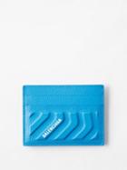 Balenciaga - Car Grained-leather Cardholder - Mens - Blue
