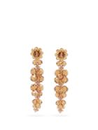 Matchesfashion.com Simone Rocha - Cluster Drip Crystal-embellished Earrings - Womens - Orange