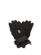Matchesfashion.com Moncler Grenoble - Twill And Leather Technical Ski Gloves - Womens - Black