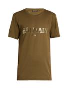 Balmain Logo-print Cotton-jersey T-shirt