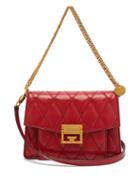 Matchesfashion.com Givenchy - Gv3 Small Quilted Leather Cross Body Bag - Womens - Red