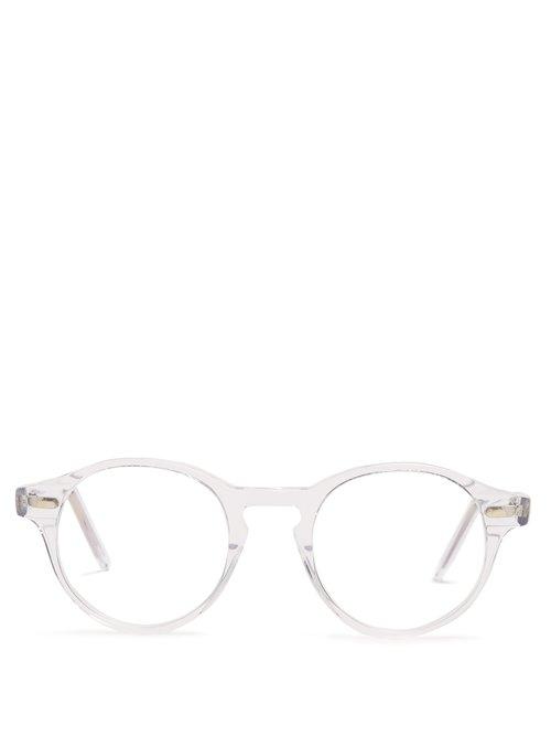 Matchesfashion.com Cutler And Gross - Round Glasses - Mens - Clear