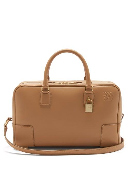 Loewe - Amazona 28 Leather Handbag - Womens - Tan