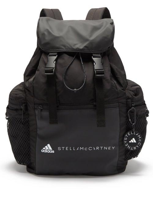 Adidas By Stella Mccartney - Recycled-fibre Ripstop Backpack - Womens - Black Multi