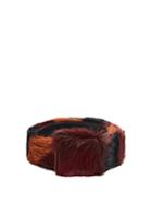 Matchesfashion.com Prada - Tri Colour Calf Hair Belt - Mens - Black Multi