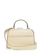 Matchesfashion.com Valextra - Serie S Medium Textured Leather Shoulder Bag - Womens - White