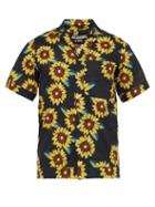 Matchesfashion.com Jacquemus - Sunflower Print Short Sleeved Cotton Shirt - Mens - Multi