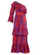 Borgo De Nor Penelope Floral-print Silk Dress