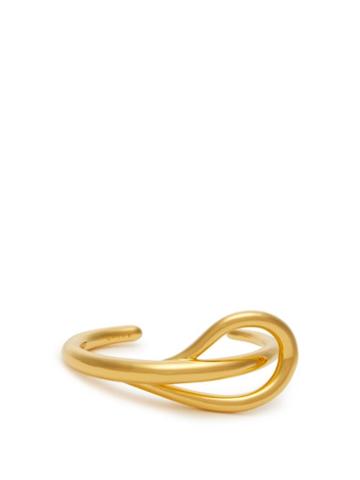 Matchesfashion.com Charlotte Chesnais - Needle Twisted 18kt Gold Bracelet - Womens - Gold