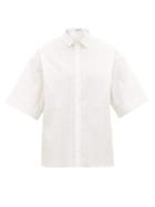 Matchesfashion.com Palmer//harding - Joseph Wide-sleeve Striped Cotton-blend Shirt - Mens - White