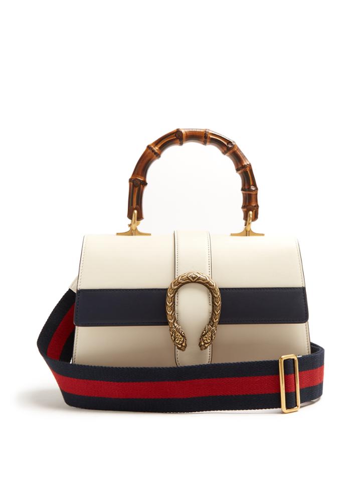 Gucci Dionysus Bamboo-handle Medium Leather Tote