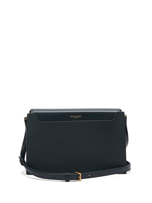 Matchesfashion.com Saint Laurent - Catherine Leather Cross Body Bag - Womens - Dark Green