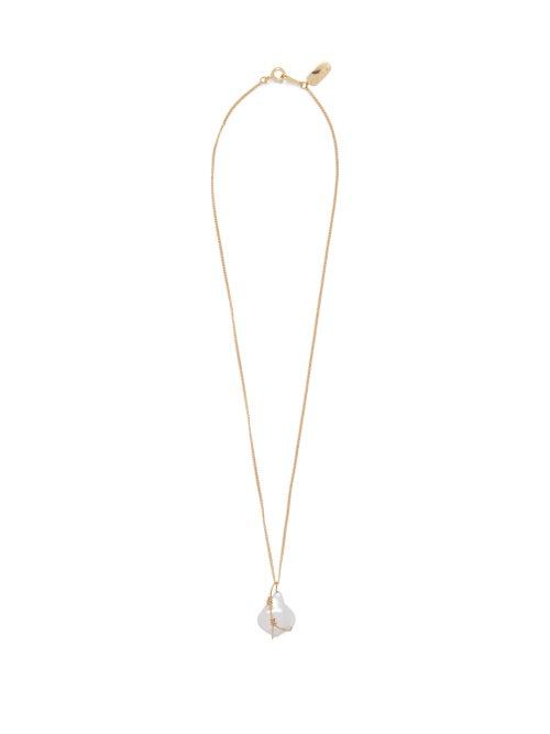 Matchesfashion.com Albus Lumen - Baroque Freshwater Pearl 18kt Gold Necklace - Womens - Pearl