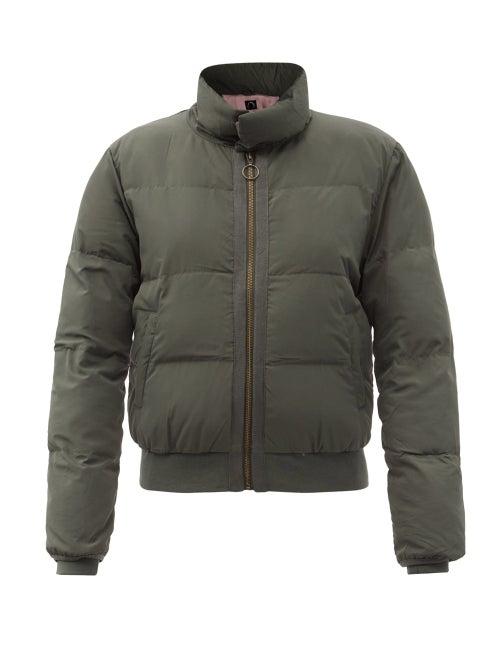 Ladies Activewear The Upside - Nareli High-neck Padded Jacket - Womens - Dark Green