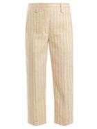 Acne Studios Trea Straight-leg Linen-blend Trousers