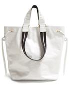 Matchesfashion.com Isabel Marant - Doogan Leather Tote Bag - Womens - White Multi