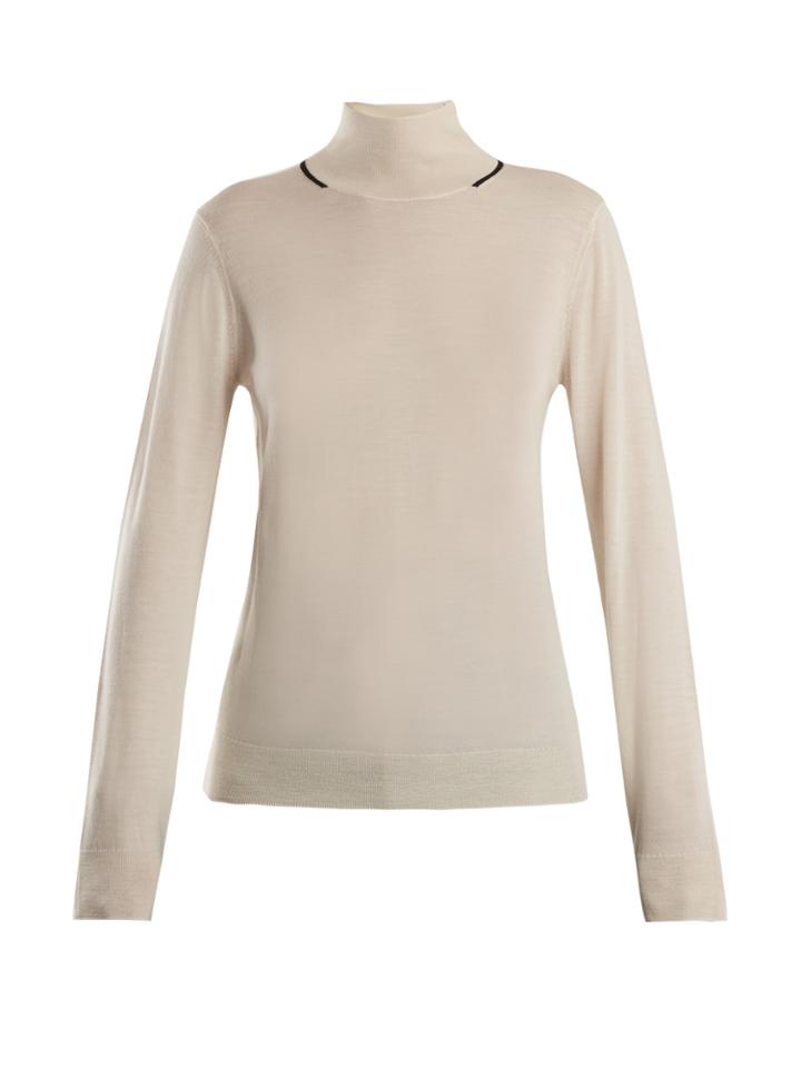 Joseph High-neck Wool Sweater
