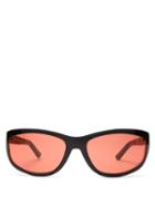Matchesfashion.com Acne Studios - Lou Oval Frame Acetate Sunglasses - Mens - Black