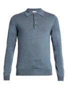 Éditions M.r Long-sleeved Wool-knit Polo Shirt