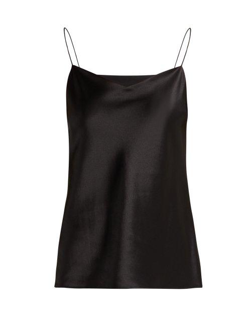 Matchesfashion.com Joseph - Sten Silk Satin Camisole - Womens - Black