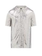 Matchesfashion.com Paco Rabanne - Short-sleeved Chainmail Shirt - Mens - Silver