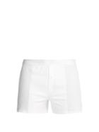 Matchesfashion.com Cdlp - Button Front Cotton Boxer Shorts - Mens - White