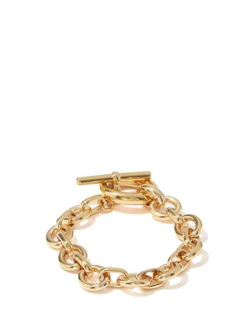 Ladies Jewellery Laura Lombardi - Portrait 14kt Gold-plated Chain Bracelet - Womens - Gold
