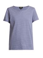 A.p.c. Oma Striped Cotton-jersey T-shirt