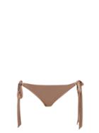 Matchesfashion.com Casa Raki - Cindy Side-tie Bikini Briefs - Womens - Beige