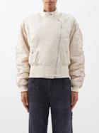 Isabel Marant - Kinsley Padded Cotton Cropped Bomber Jacket - Womens - Cream