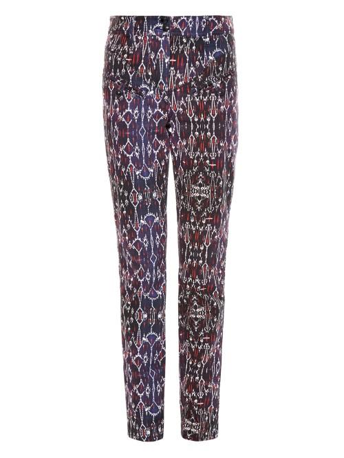 Isabel Marant Nella High-waisted Geometric-print Jeans